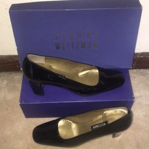 Stuart Weitzman black block heels